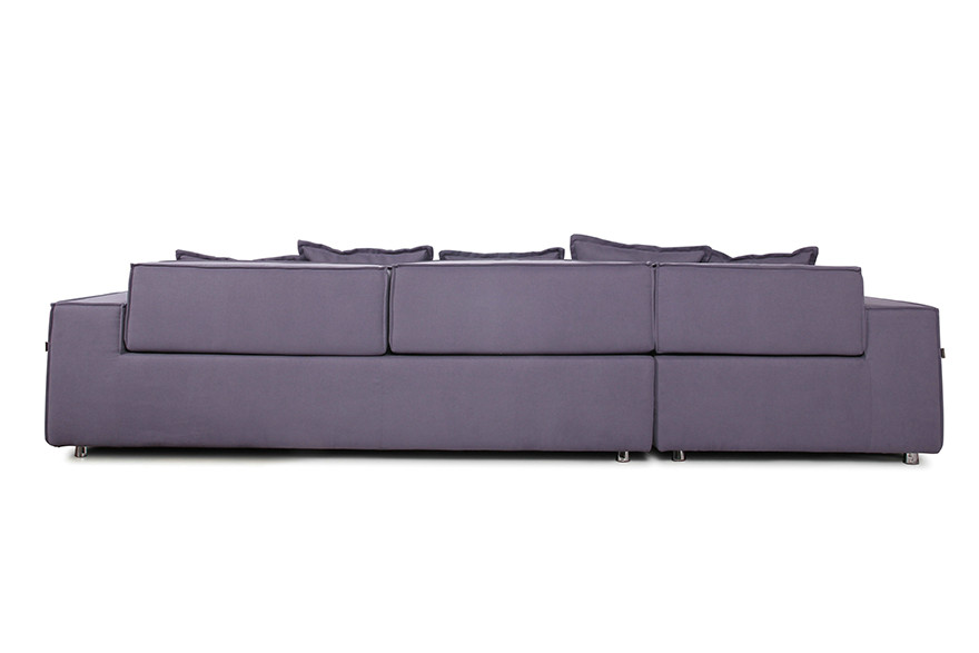 Purple Sofa Living Room Bergamo, Bergamo 5 Piece Leather Modular Sectional Sofa