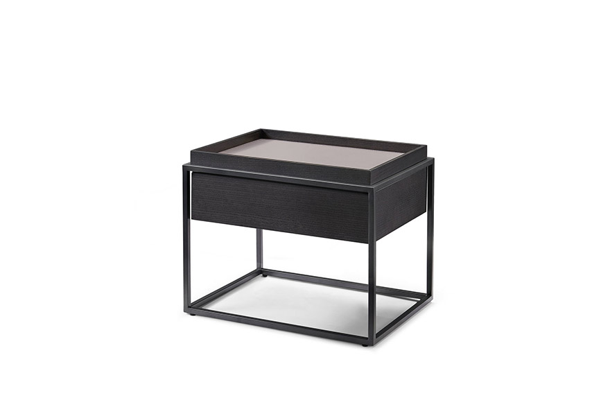 black wood night stand CTG2001