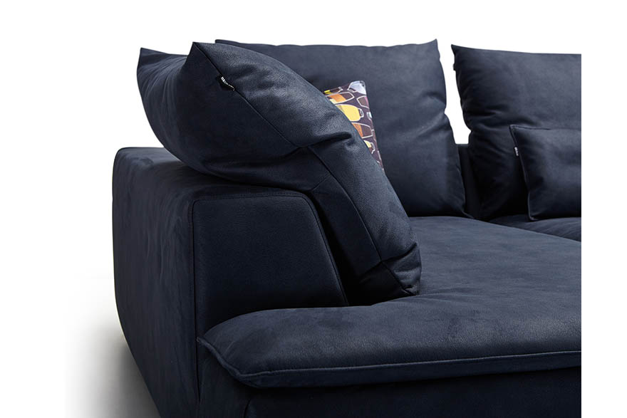 blue memory foam sofa S1518 2