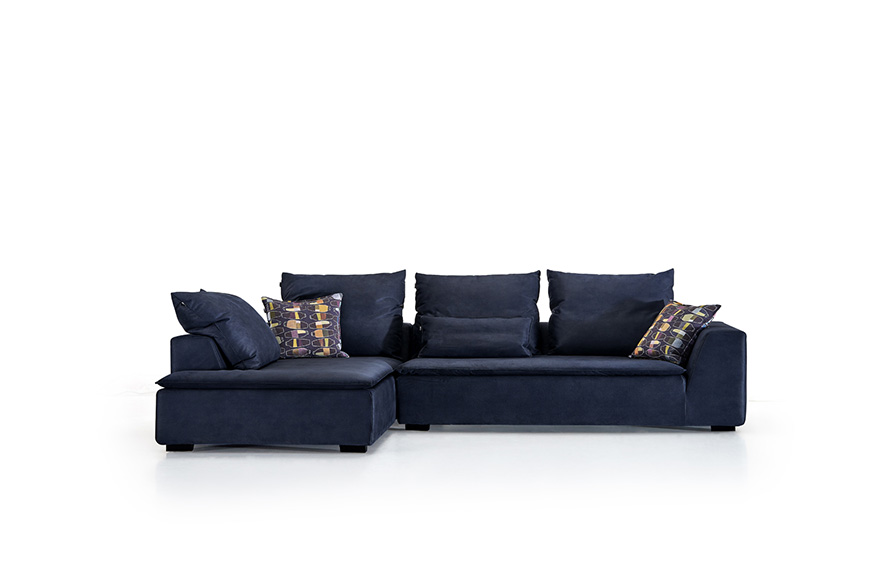 dark blue memory foam sofa S1518 2