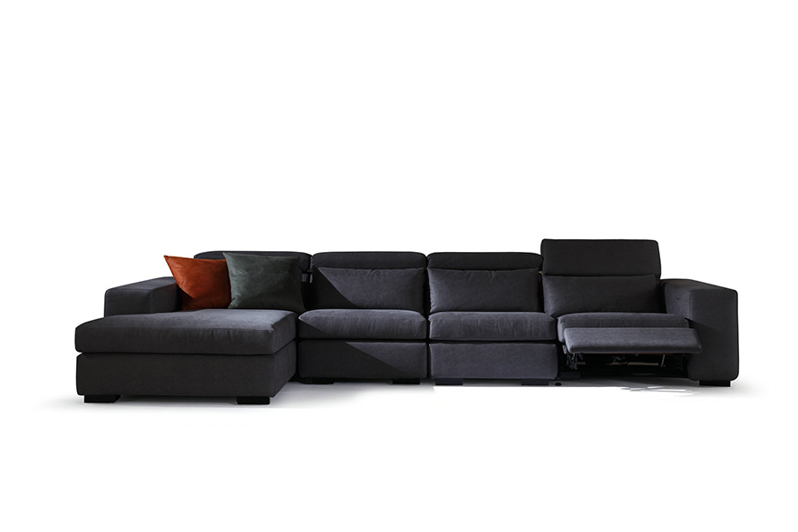 fabric sofas with recliners S1601