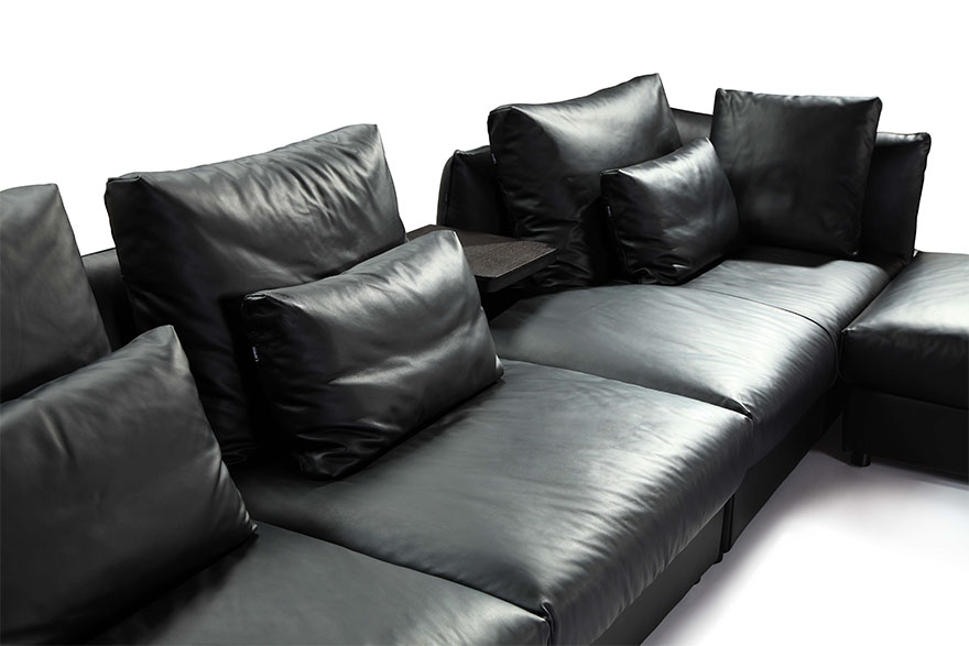 leather sofa modern el013