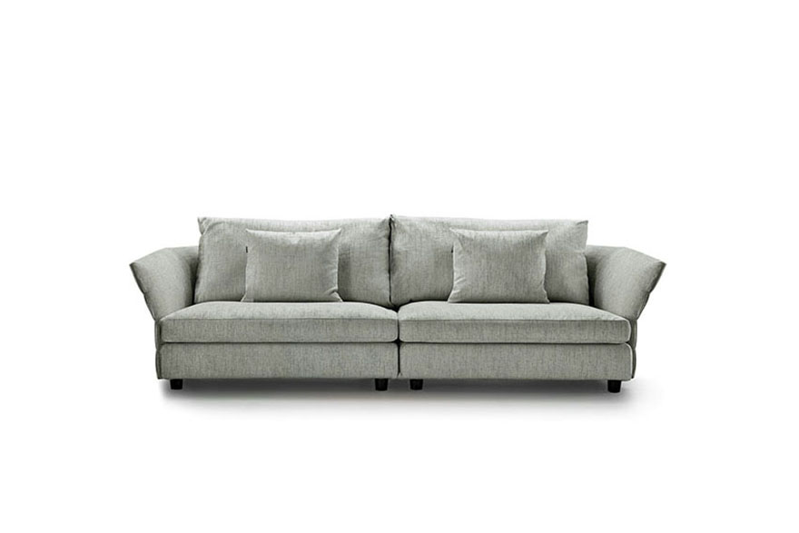 loveseat and Leather sofa S972