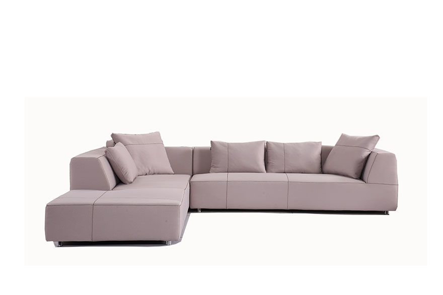 modern curved sectional sofa S959