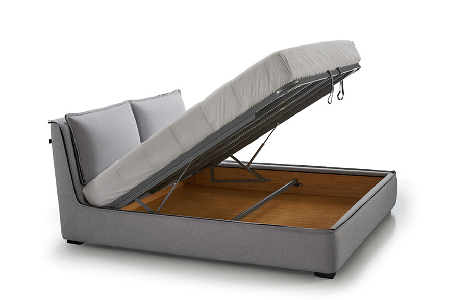 storage upholstered bed T