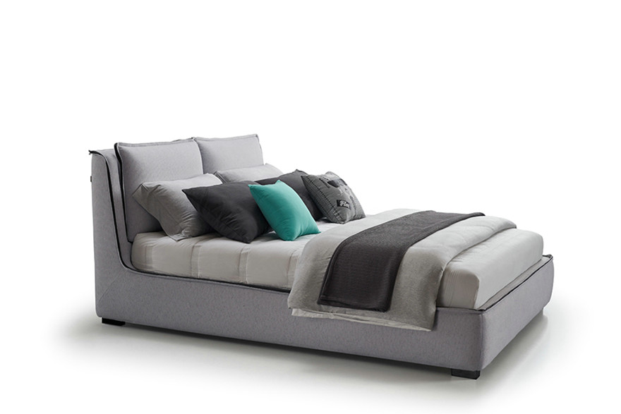 upholstered bed with storage T1802