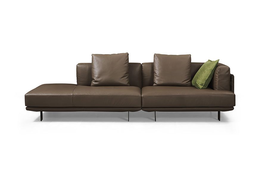 Leather sectional couch BL2107 2