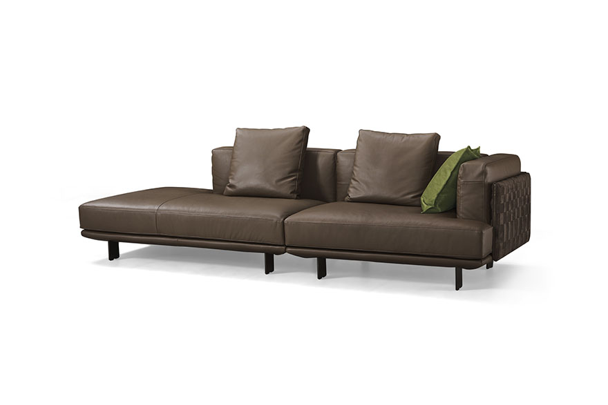 genuine leather sectional BL2107 3