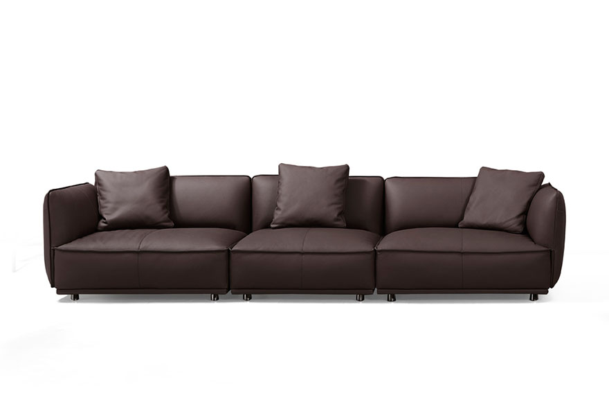 purple leather sofa BL2106 1