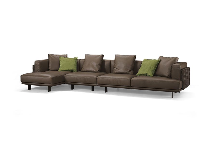 top grain leather sectional BL2107 4