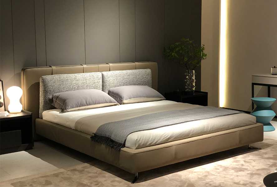 King Size Leather Bed Stripe Pro BL-C2102-1（4）