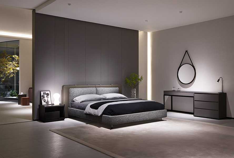 King Size Leather Bed Stripe Pro BL-C2102-1（6）