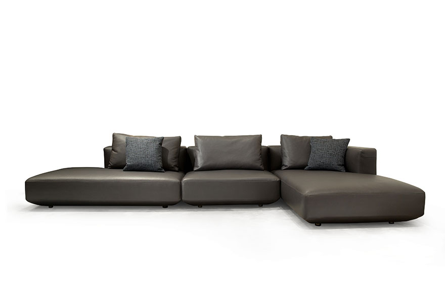 Leather Fabric Sofa Seaside pro bmscasa
