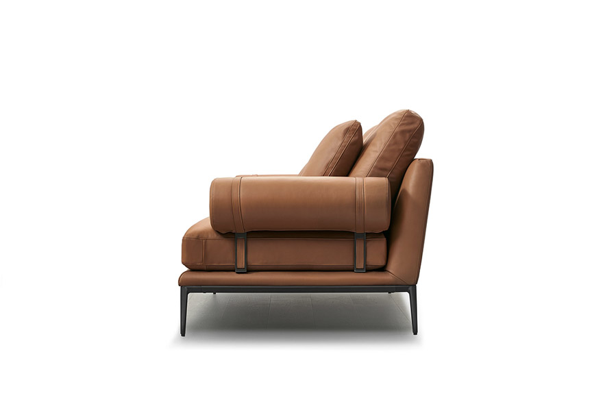 Orange Leather Sofa Toll 5