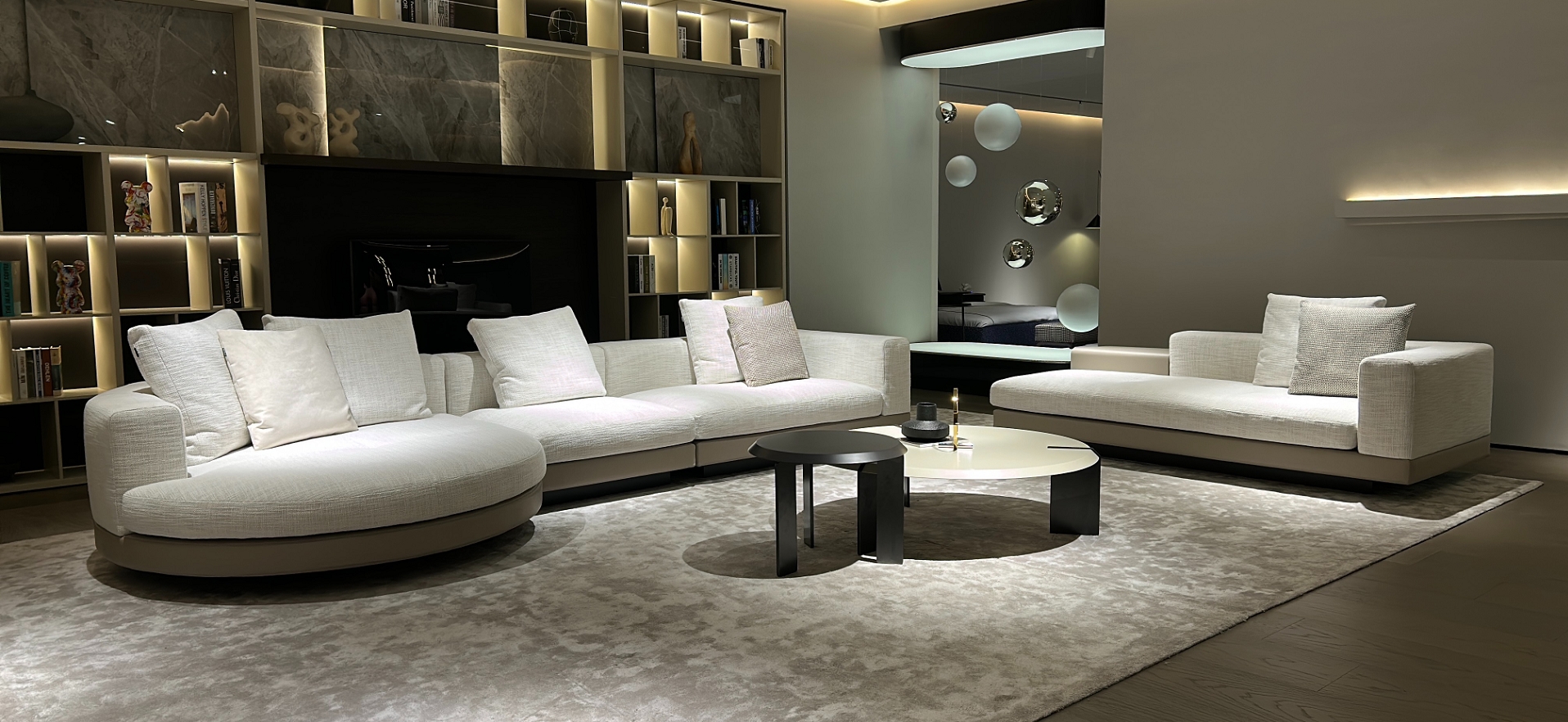 Round Chaise Sofa Chloe S-1008