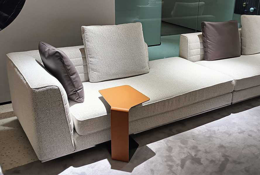 White Sectional Sofa Rodney B21S-1001(2)