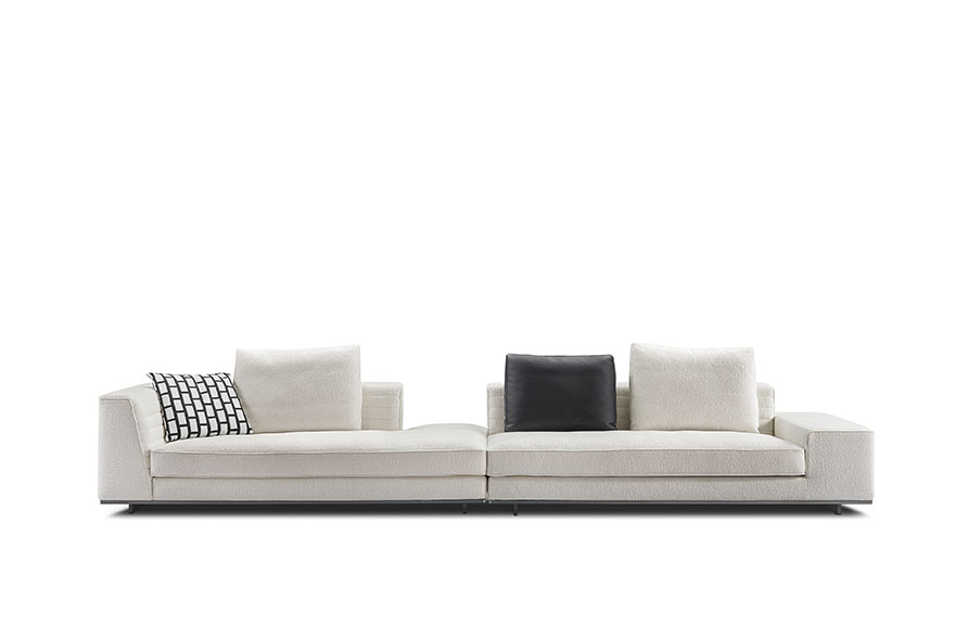 White Sectional Sofa Rodney B21S-1002 (1)
