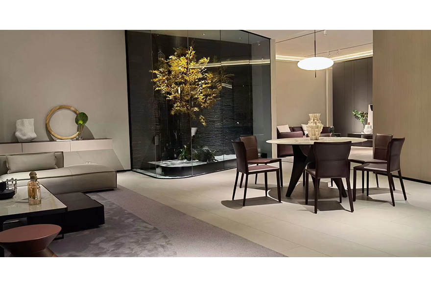 Brown Leather Dining Chair Yeti1