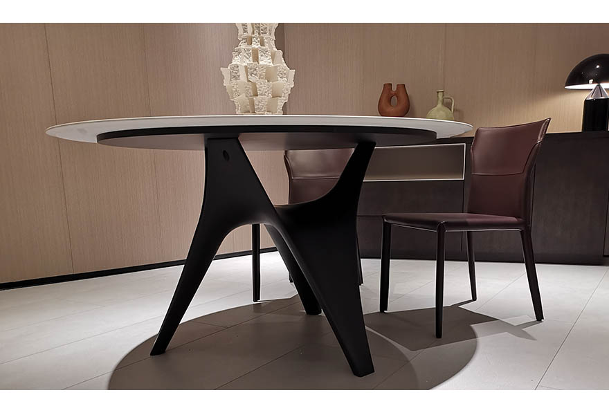 Brown Leather Dining Chair Yeti2