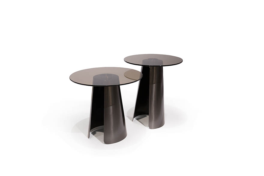 Grey Glass Coffee Table Lars0