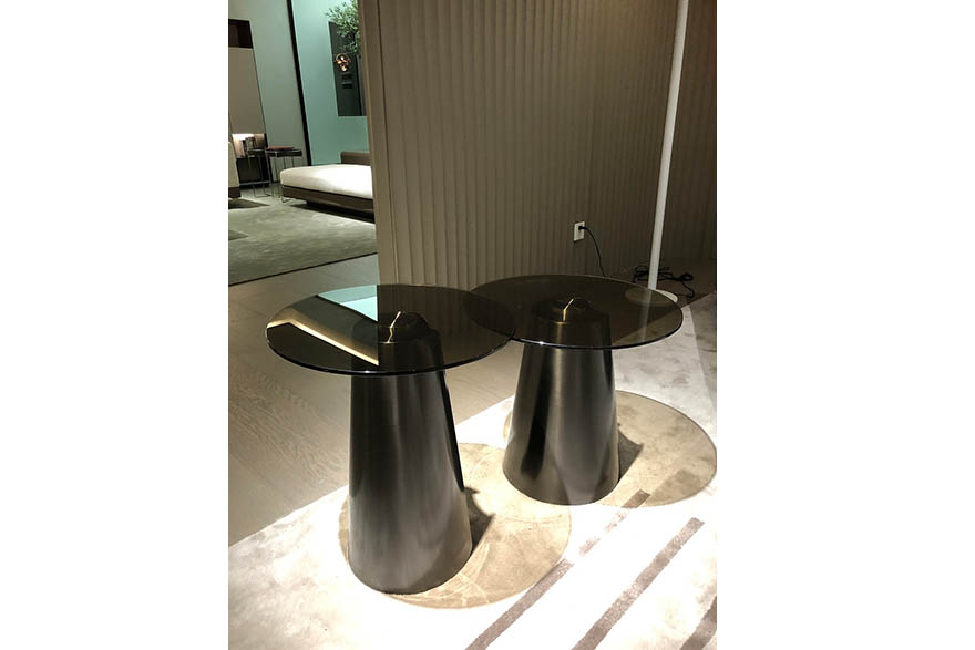 Grey Glass Coffee Table Lars1