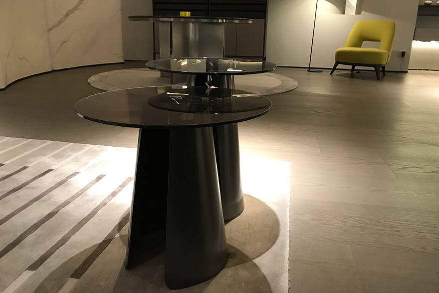 Grey Glass Coffee Table Lars2