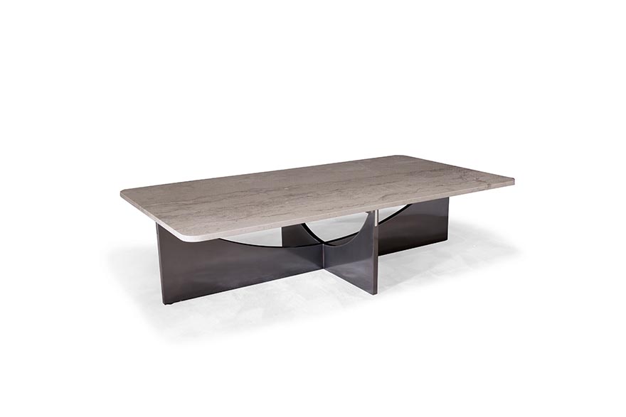 Light Grey Coffee Table KirkL bmscasa