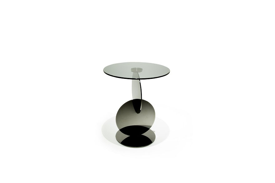 Metal And Glass Side Table Lance0