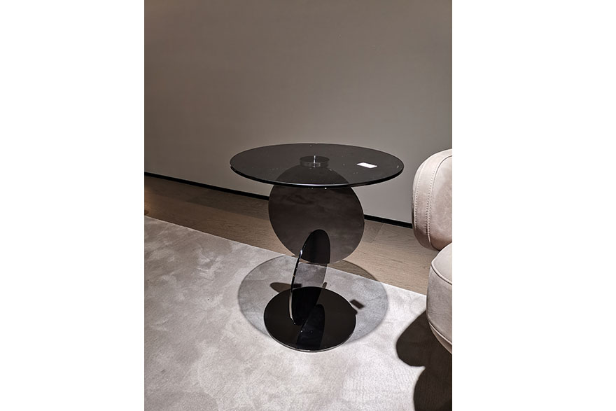 Metal And Glass Side Table Lance2