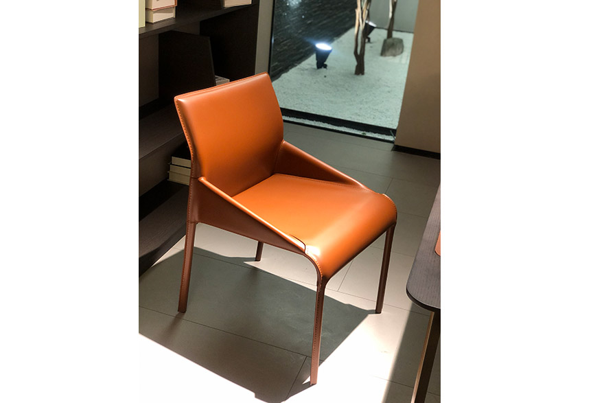 Orange Dining Chairs Bess2