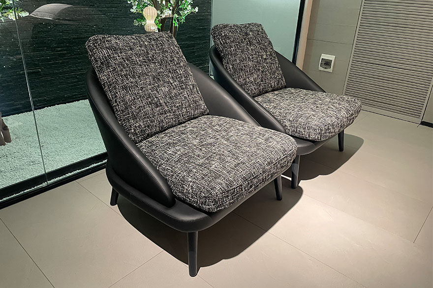 contemporary armchair L23XY X012 Veka 02