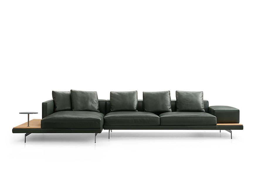 green leather sofa-L23S-A009-1-dock