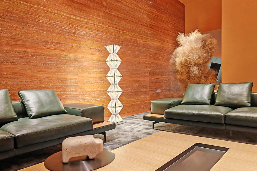 green leather sofa L23S A009 1 dock 07