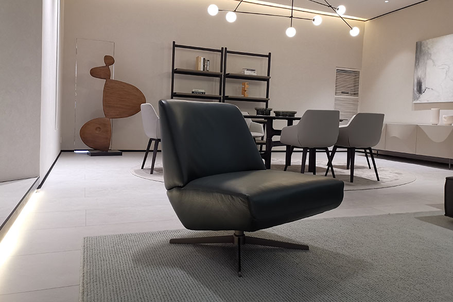 leather swivel chair L23XY X008 1 Lambert 03