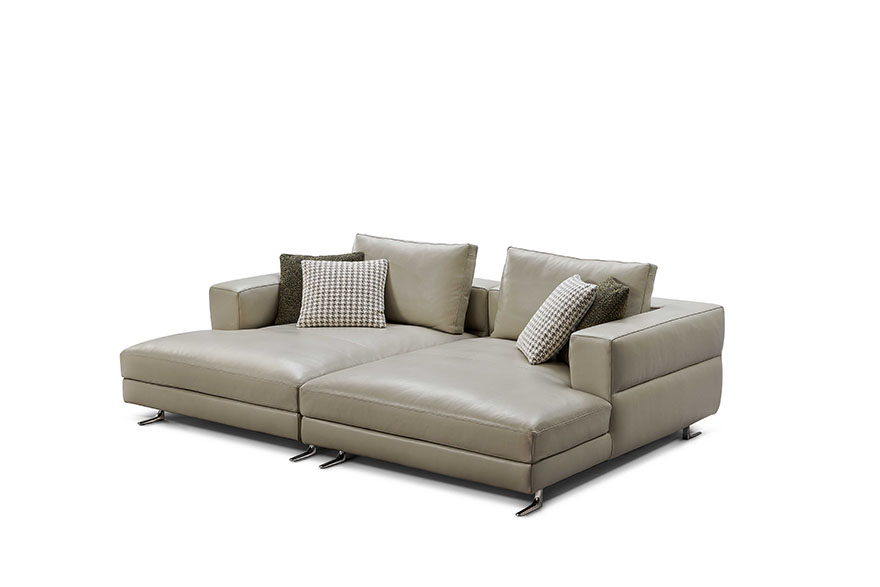 modern leather couch L24S A024 Sandhill 04