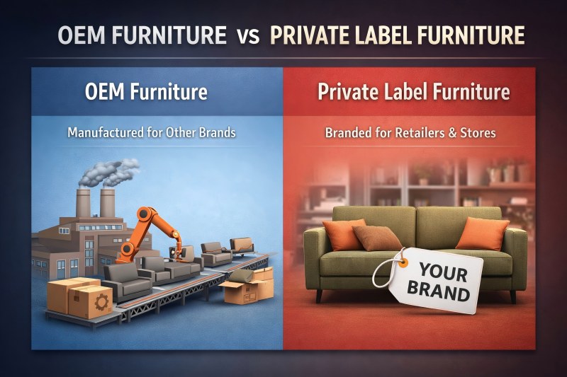 OEM FURNITURE VS PRIVATE LABEL FURNITURE