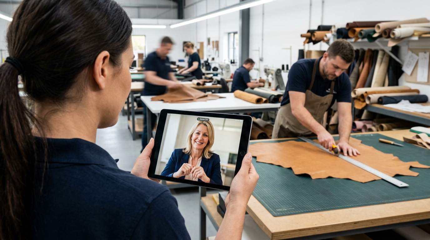 Video furniture factory tour