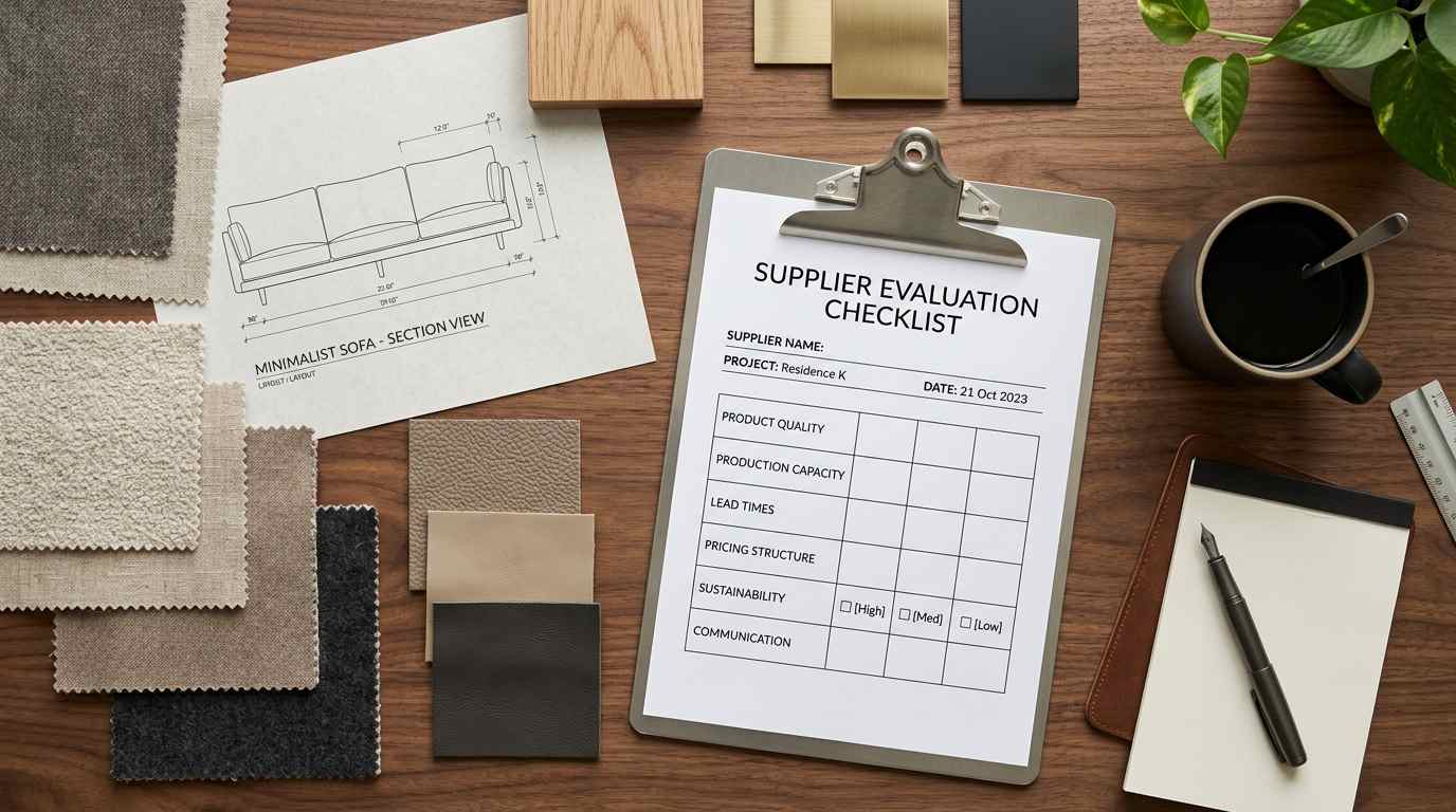 furniture supplier verfifying